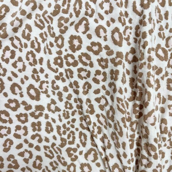 Nordstrom Leopard Print Pajama Pants Cream Tan Small S Womens Animal Intimates - Picture 8 of 10